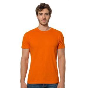 Logica - t-shirt manica corta cotone arancio leggera estiva 895et tg. 3xl