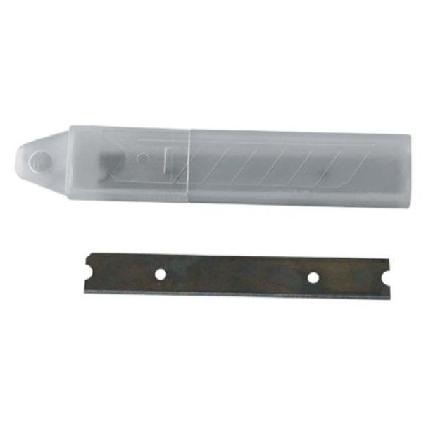 Lama di ricambio in metallo per raschietto con astuccio trasparente confezione 10 pezzi