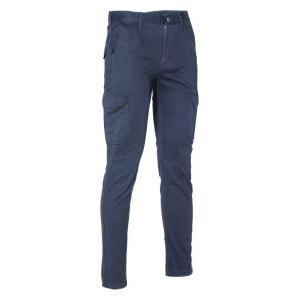 Logica - pantaloni 4 stagioni cotone stretch comodi e resistenti blu tg. 50