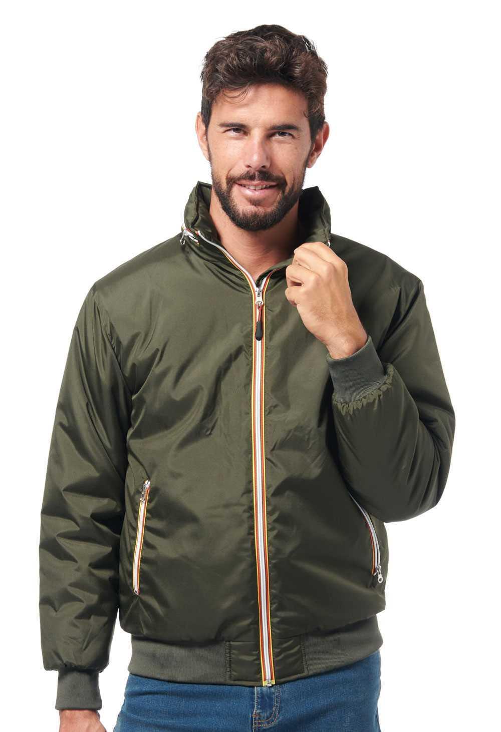 logica professional logica - giubbino in nylon imbottito con cappuccio a scomparsa salomon7 tg. 3xl - foto 1