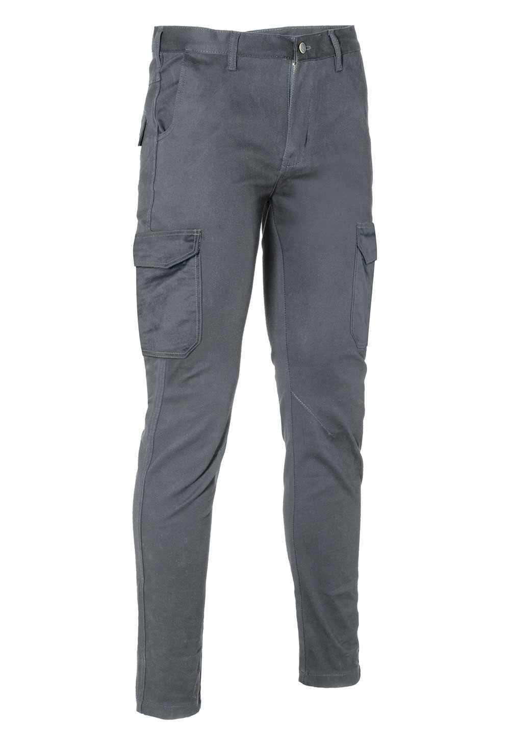 logica professional logica - pantaloni 4 stagioni cotone stretch comodi e resistenti grigio tg. 50 - foto 1