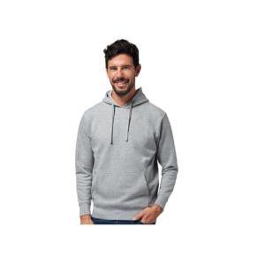 Logica – felpa policotone grigio con cappuccio e tasca a marsupio tg. 2xl
