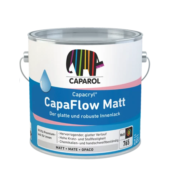 caparol caparol - capacryl capaflow matt smalto base trasparente 0,690 lt - foto 1