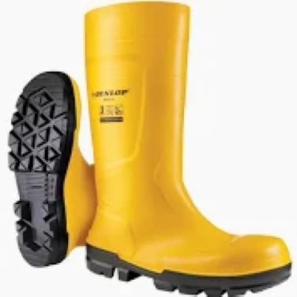 Stivali antinfortunistici da lavoro gialli certificati CE taglia 41 suola antiscivolo