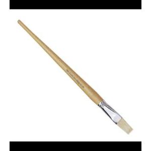 Pennello piatto setola naturale manico lungo  180579008 uso professionale