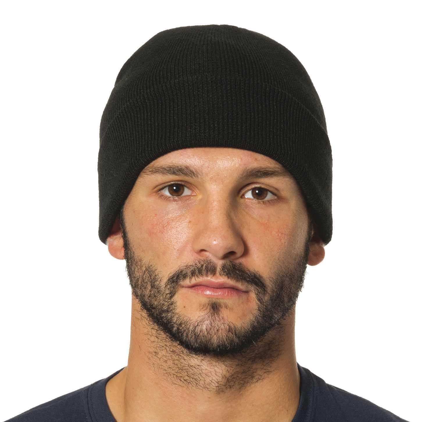 logica professional logica - papalina invernale maglia elasticizzata nero - foto 1