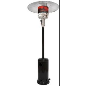 Stufa radiante a fungo  13 kw acciaio verniciato antracite con ruote