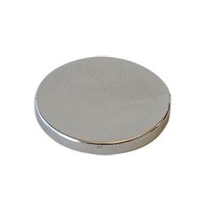 Magnete al neodimio bottone forza 10 kg diametro 20 mm spessore 3 mm