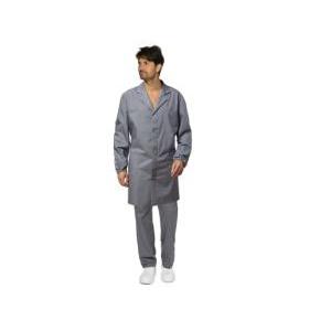 Logica - camice ospedaliero alimentare unisex terital cotone grigio en13688 taglia xl