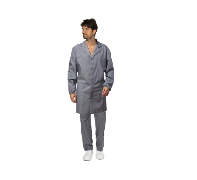 logica professional logica - camice ospedaliero alimentare unisex terital cotone grigio en13688 taglia xl - foto 1