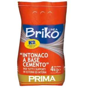 Intonaco cementizio in polvere  4 kg per uso interno ed esterno