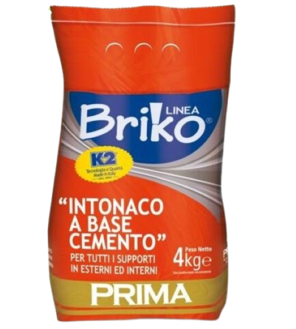 sacco da 4 kg di intonaco cementizio DFL in polvere per interni ed esterni