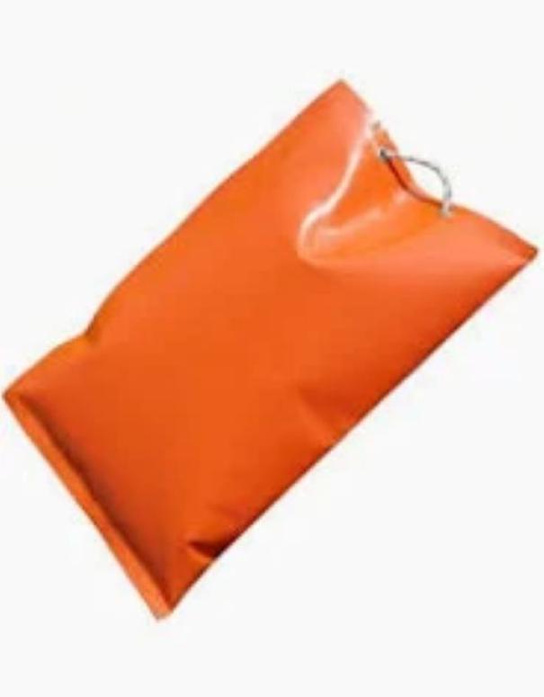 sacco appesantimento segnali in pvc arancione 60x40 cm alta resistenza