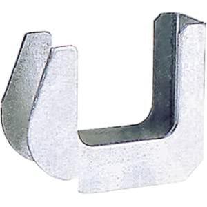 Gancio unificato per alloggiamento ripiani  accessorio di fissaggio zincato