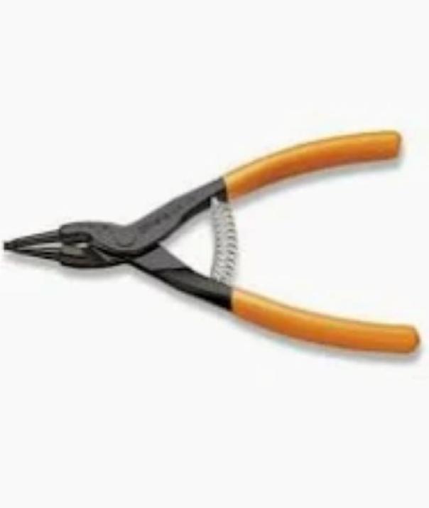 pinza per anelli elastici dfl becchi diritti per alberi 175 mm manici rivestiti