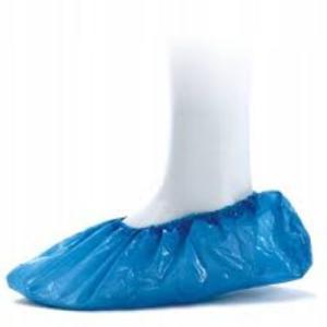 Coprscarpa monouso in cpe blu taglia unica  confezione da 100 pezzi