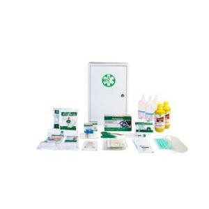 Pvs - armadietto pronto soccorso in metallo bianco per oltre 2 persone 46x30x14 cm