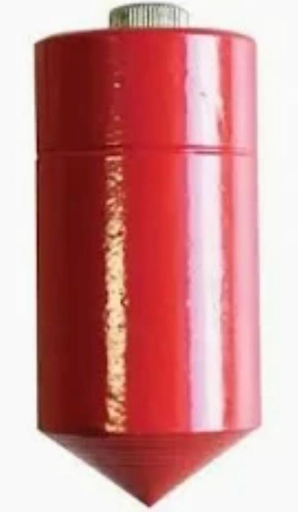 piombo muratore in acciaio verniciato rosso per tracciamento verticale DFL