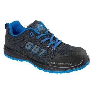 Scarpa antinfortunistica bassa tessuto grigio blu s1p src  taglia 46