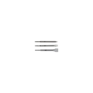 Milwaukee - set s 3 pz scalpelli sds-plus (punta, piatto, largo)