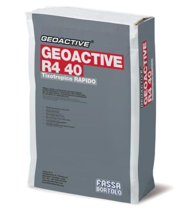 sacco fassa geoactive r4 40 malta rapida tixotropica per riparazioni strutturali calcestruzzo