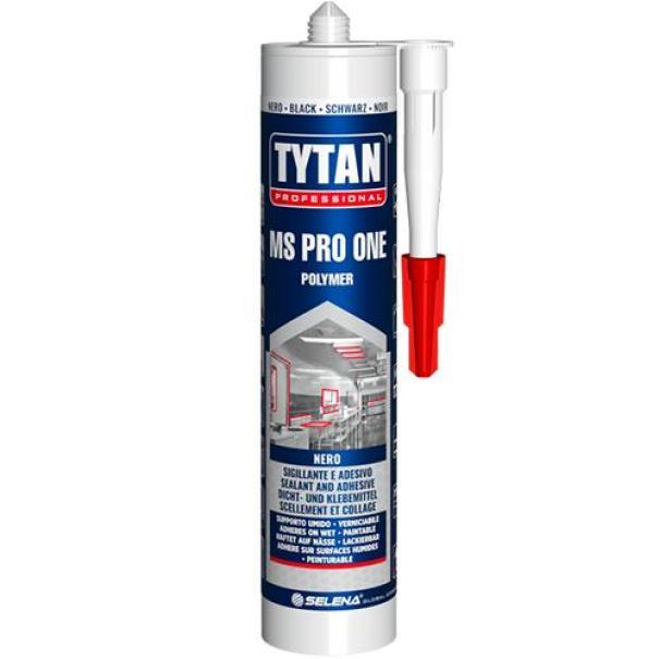 sigillante adesivo polimero nero Selena Italia Tytan MS Pro One 300ml