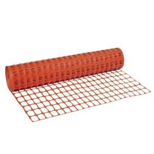 Rete da recinzione arancione plastica 1,2x50 m cantiere prezzo al mq