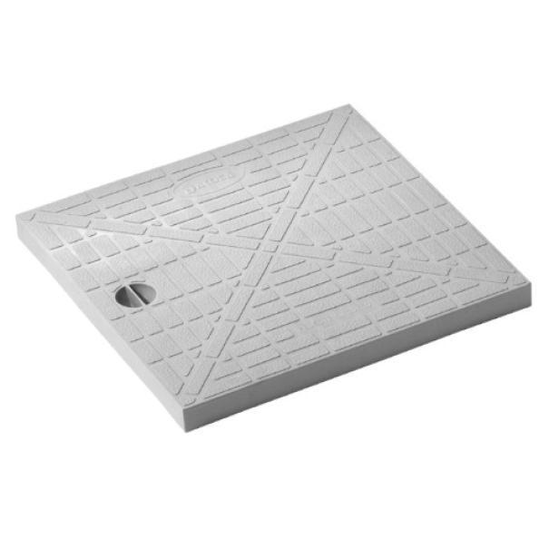 coperchio pozzetto in polipropilene 40x40 cm per sistemi di raccolta acqua Dakota