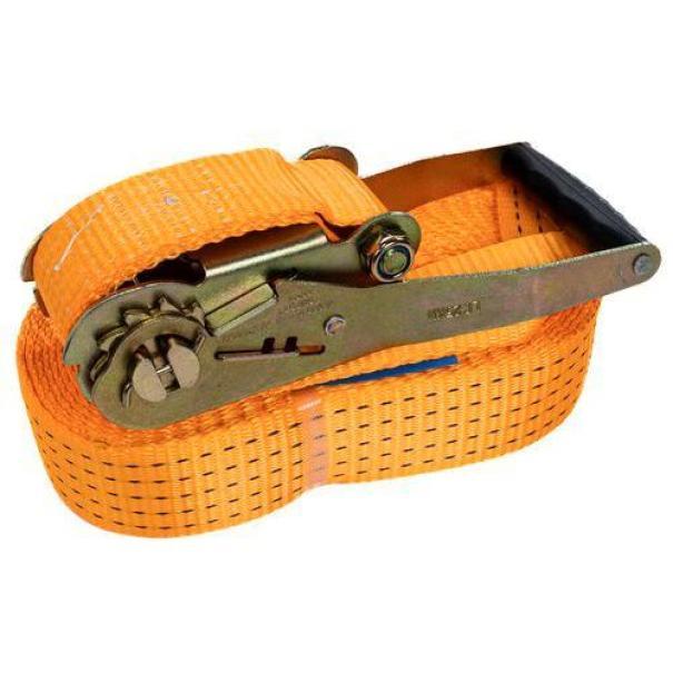 nastro di ancoraggio con cricchetto DFL arancione larghezza 50 mm per fissaggio carichi pesanti