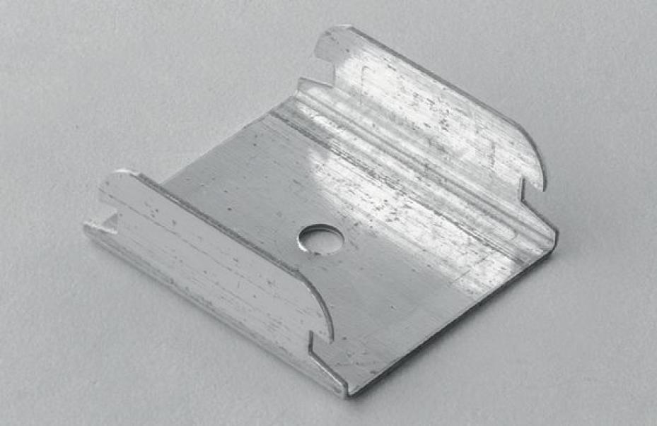 aggancio a scatto per profilo 50 mm bordo arrotondato acciaio zincato akifix