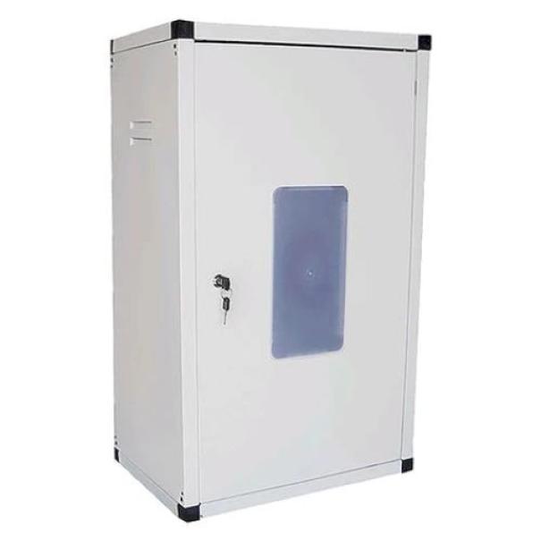 Copricaldaia in lamiera DFL con serratura e sportello in plastica per protezione caldaie