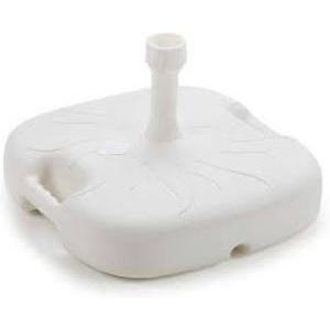 Base ombrellone plastica bianca  resistente per esterno