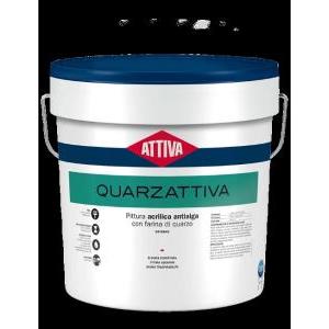 Pittura acrilica antialga quarzo bianca 12 litri esterni