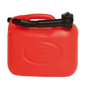 Tanica omologata polietilene 5 litri trasporto carburanti resistente sicura