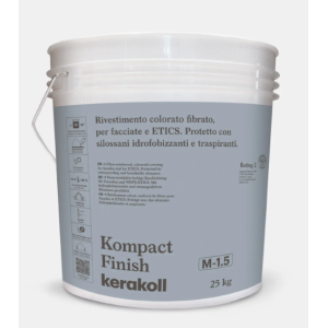 - kompact finish rivestimento fibrato 25 kg per facciate etics