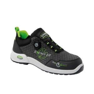 Scarpa antinfortunistica bassa tessuto nero verde taglia 46