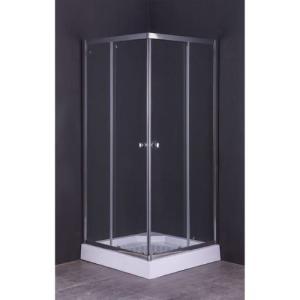 Box doccia vetro temperato due porte 80x120 cm linea giada design moderno