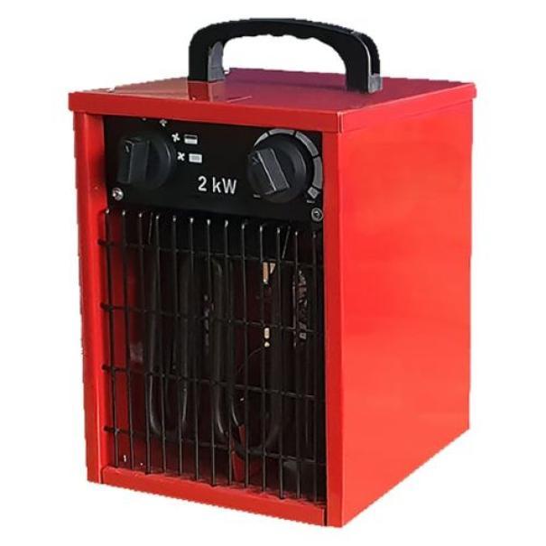 generatore aria calda elettrico DFL UNKE30A rosso 3.3 kW per riscaldamento portatile industriale