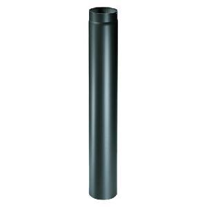 Tubo acciaio nero per stufe a legna diametro 120 mm lunghezza 100 cm spessore 2 mm