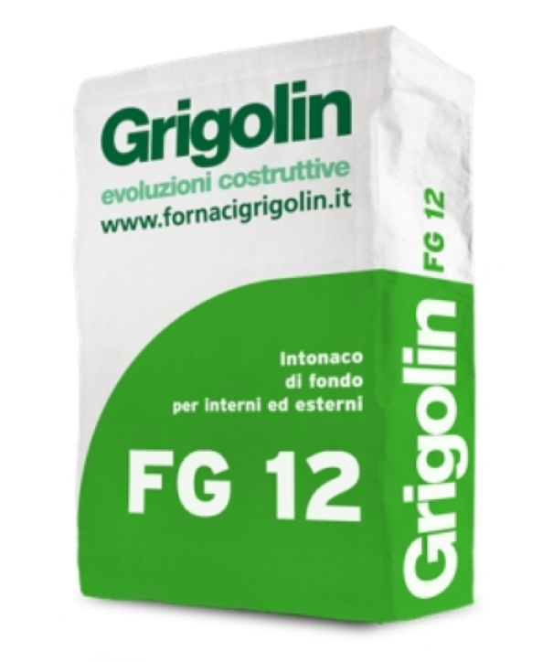 sacco intonaco premiscelato Fornaci Calce Grigolin FG12 25 kg per interni ed esterni