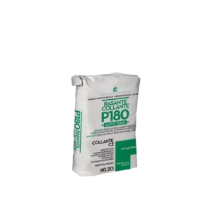 Collante rasante bianco  p180 per pannelli 20 kg