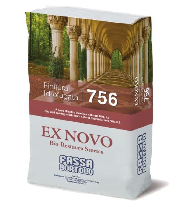 sacco fassa finitura idrofugata 756 calce idraulica naturale bio intonaco per interni ed esterni