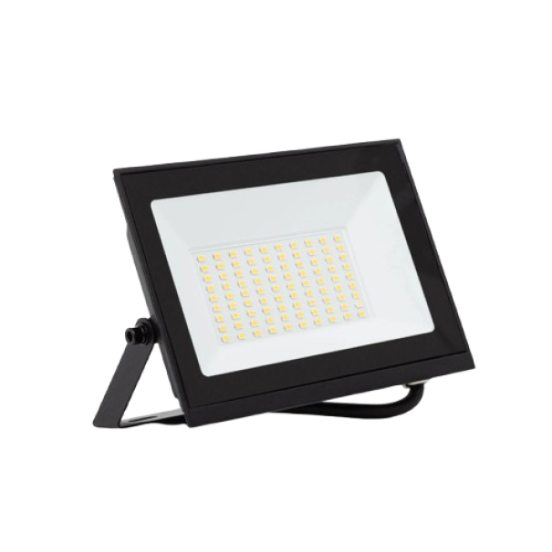 Faretto LED 100W IP65 per esterni resistente acqua e polvere Faretto LED da 100W IP65 per esterno con staffa regolabile ad alta efficienza