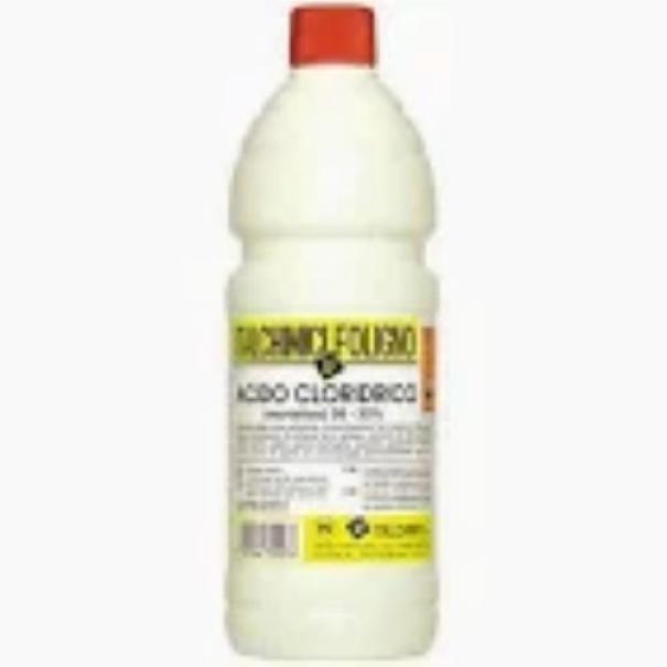 bottiglia di acido muriatico Mac 33 percento 1 litro per pulizia edilizia