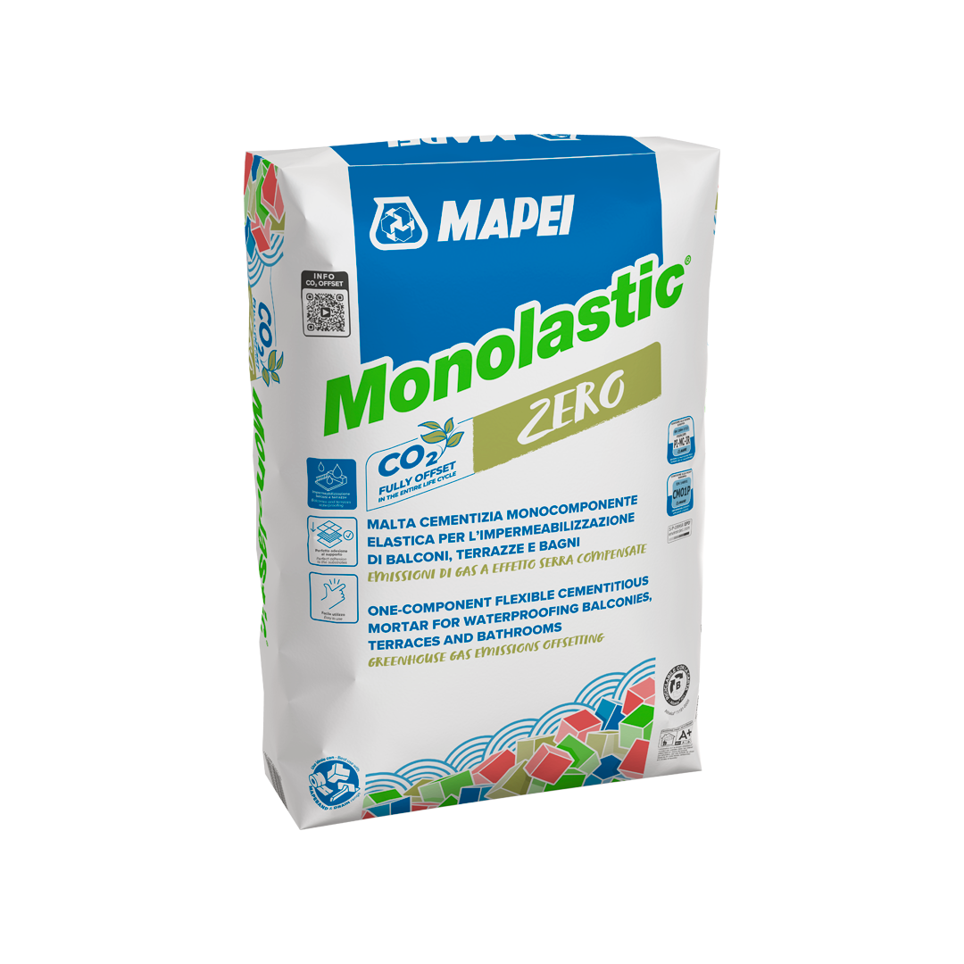 Sacco Mapei Monolastic Zero 20 kg malta cementizia impermeabilizzante grigia