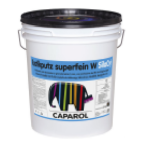 Rivestimento acrilsilossanico  rustikputz superfein w 1 mm 25 kg bianco