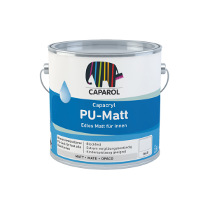 Smalto allacqua opaco  capacryl pu matt base 5t trasparente 2.4 litri per interni