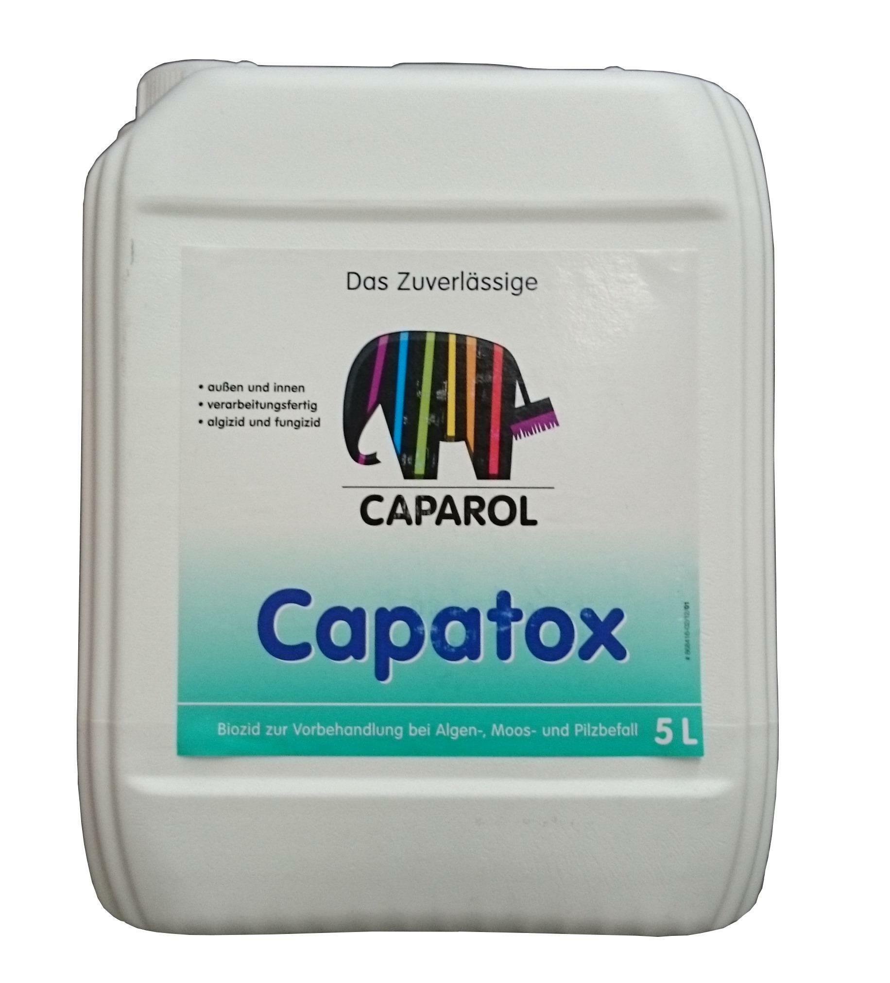 caparol caparol capatox  5 litri disinfettante e antimuffa per pareti interne ed esterne - foto 1
