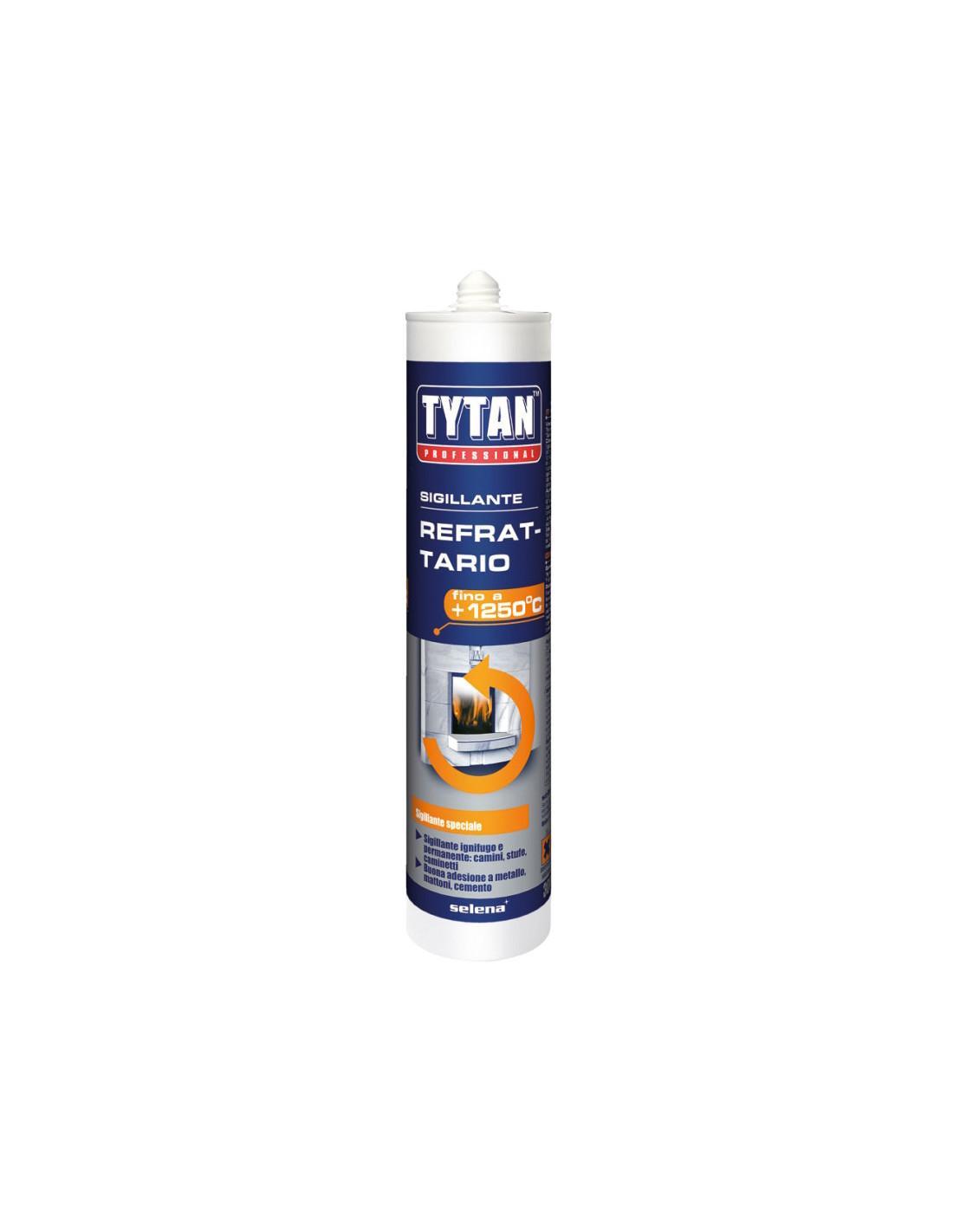 sigillante refrattario Tytan Professional per alte temperature ideale per caminetti e stufe
