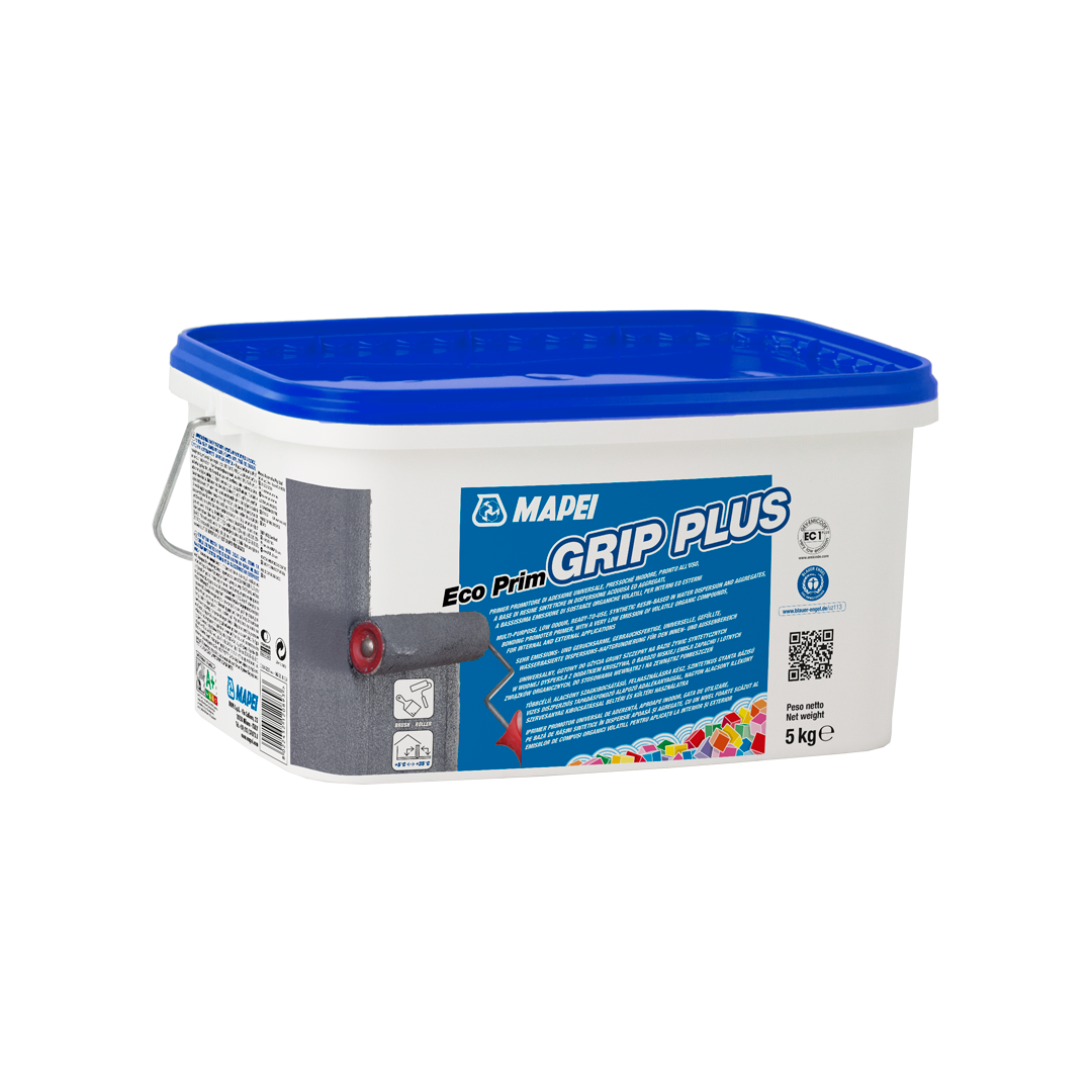 mapei mapei - eco prim grip plus primer universale adesione intonaci 5 kg - foto 1